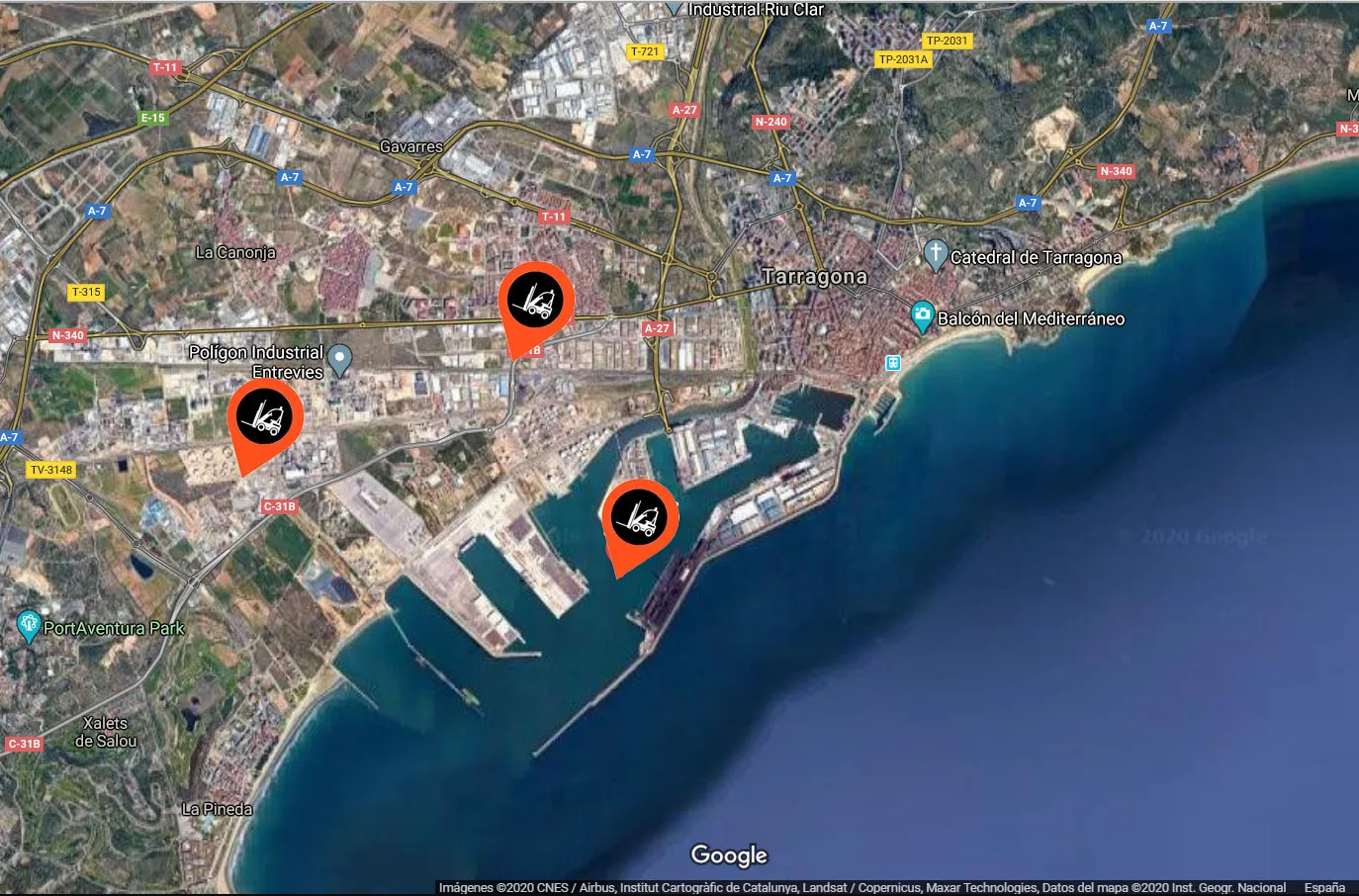 Curso de carretillero en Tarragona